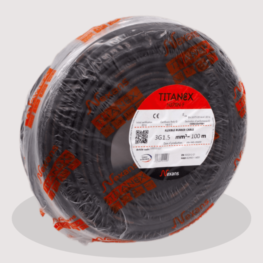 H07RNF 3G1,5MM NOIR 50M P2.1km