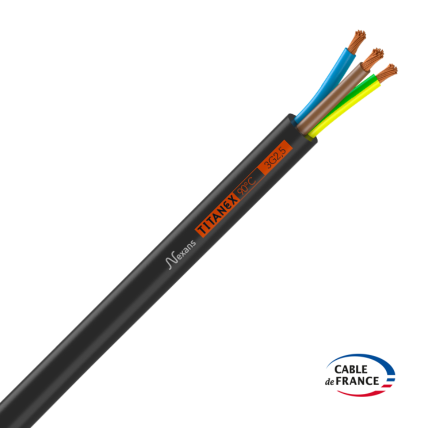 Nexans H07RN-F TITANEX 3G2,5 R25m